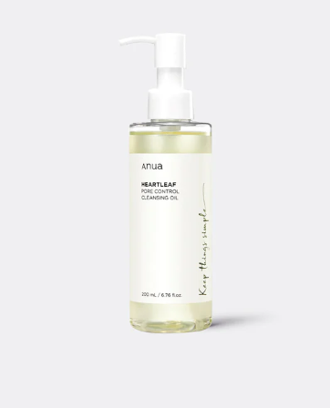 Huile Nettoyante Heartleaf Pore Control – ANUA (200 ml)