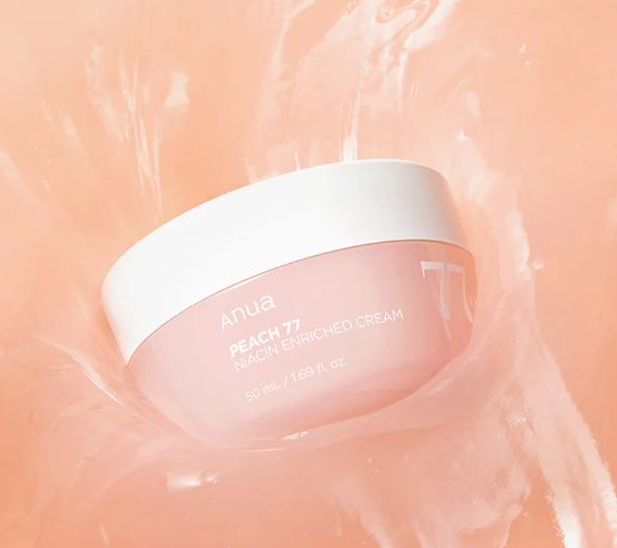 Crème Enrichie à 77 % de Pêche et Niacine - ANUA (50 ml)