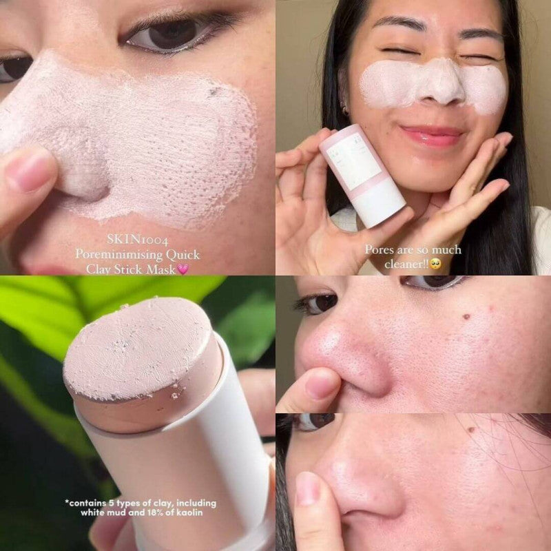 Masque en stick MADAGASCAR CENTELLA POREMIZING QUICK CLAY - SKIN1004 (27g)