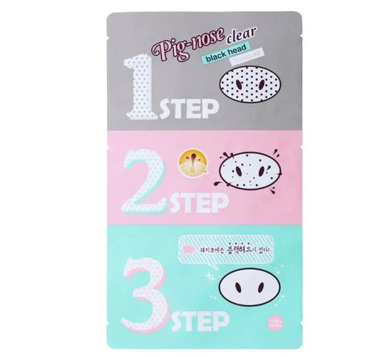 Le kit patchs Pig nose nettoyant points noirs - Holika