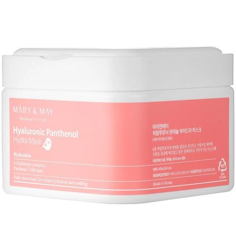 Masque Éclat Visage HYALURONIQUE et PANTHENOL – MARY&MAY  (Boîte de 30 pièces) (Copie)