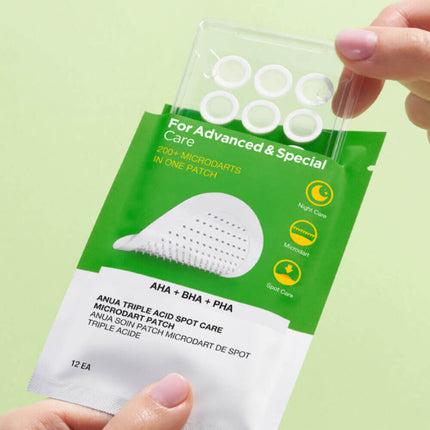 Triple Acid Spot Care Microdart Patch – For Advanced & Special Care - Anua 12 patchs